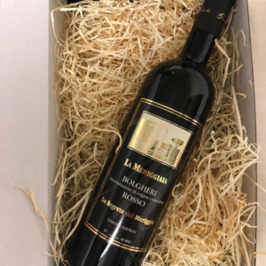 Box con Bolgheri Rosso la segreta del Meriggio 34 euro